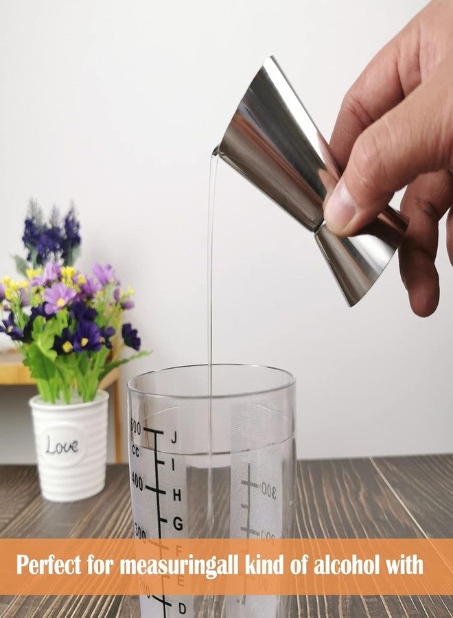 FINALITY Stainless Steel 30/60 ml Jigger Bar Craft Dual Spirit Measure Cup Double Jigger Peg Measuring Cup for Bar Party Wine Cocktail Drink Shaker Shot Measure - Image 5